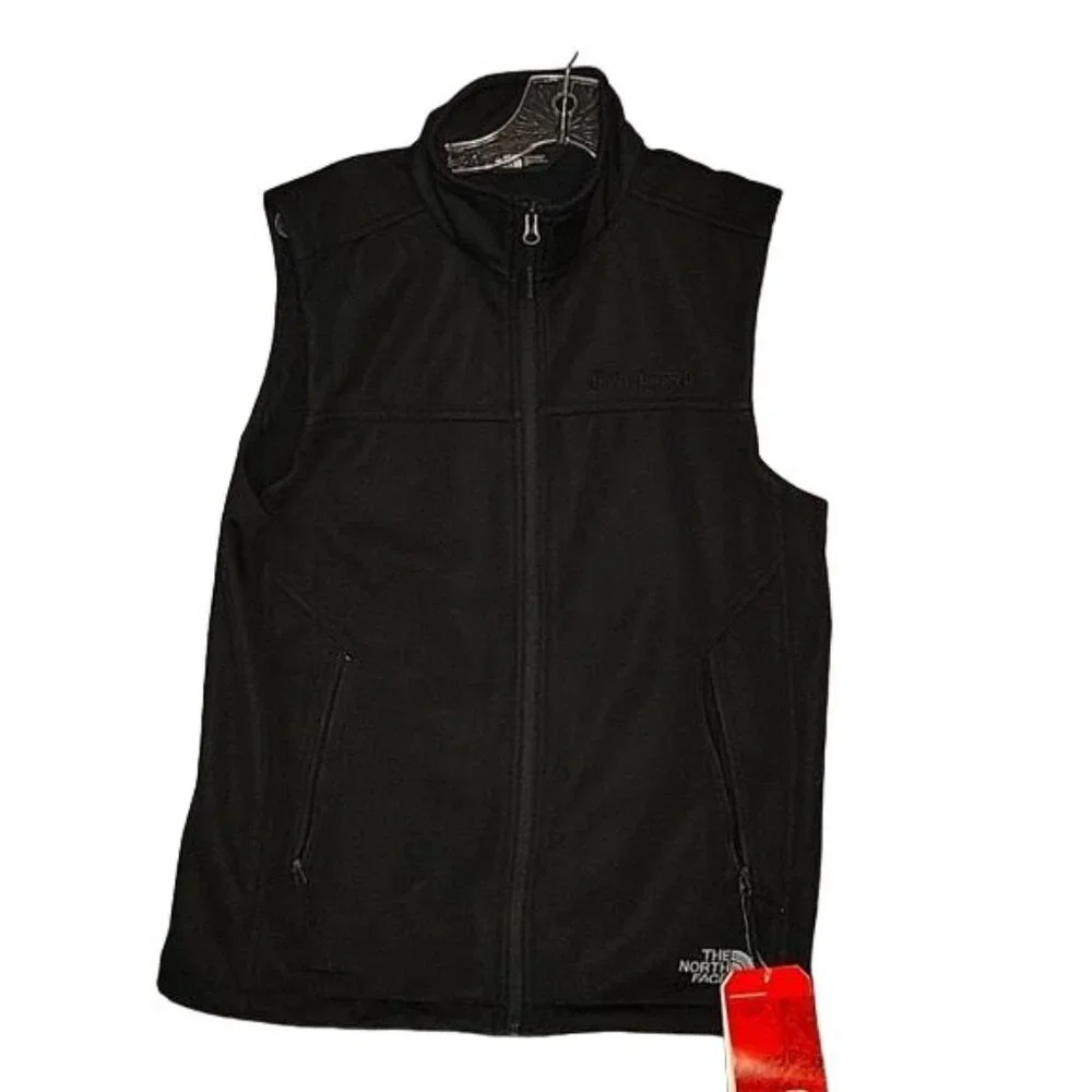 The North Face Ridgewall Softshell Vest S Black BaBylissPRO‎ Logo Zipper Pockets